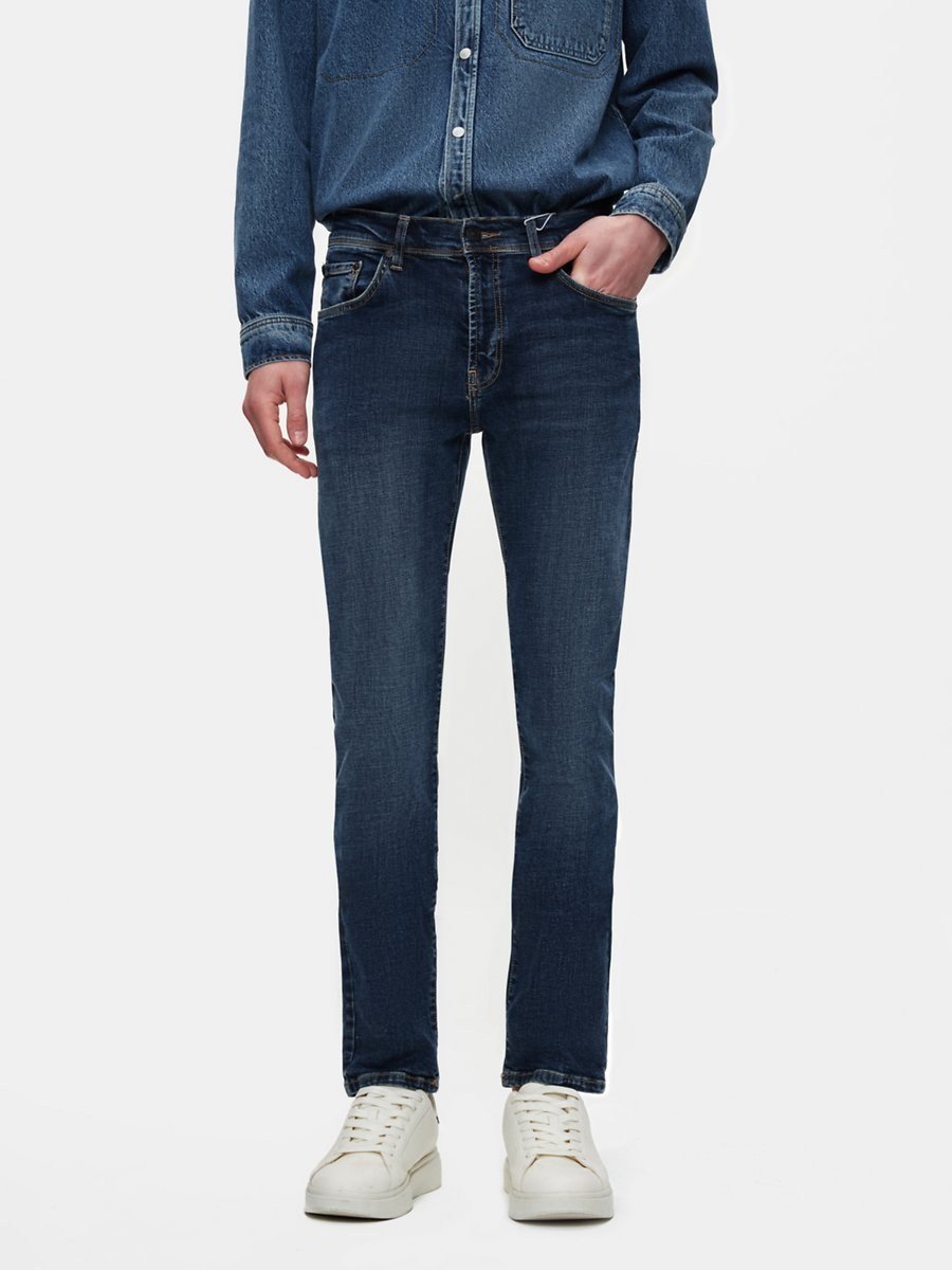 Ltb SAWYER P HAROLD Dar Paça Orta Bel Dark indigo Jean Pantolon