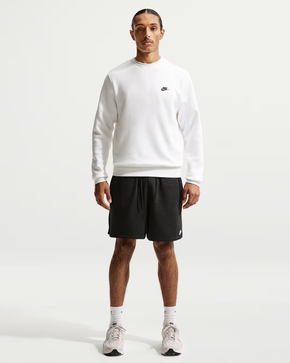 Nike Club Flow French Terry Erkek Siyah Günlük Stil Şort FN3520-010