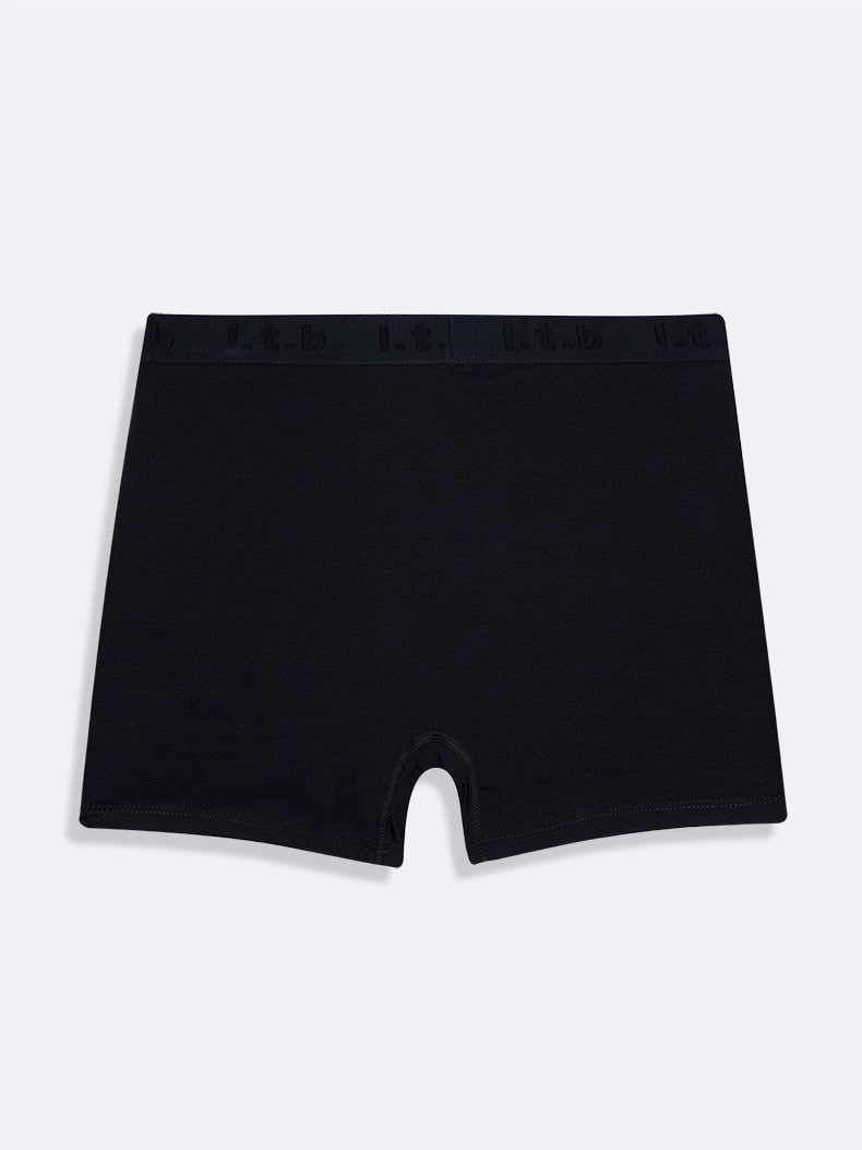 LTB HENEGE Lacivert Beli Lastikli Basic Boxer