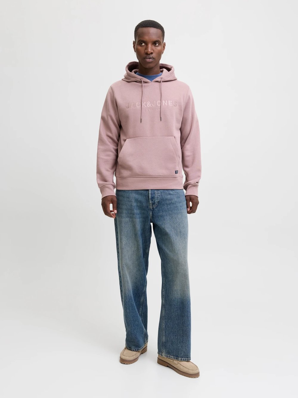 JACK & JONES Mens Jprbluloyal Sweat Hood Prau25