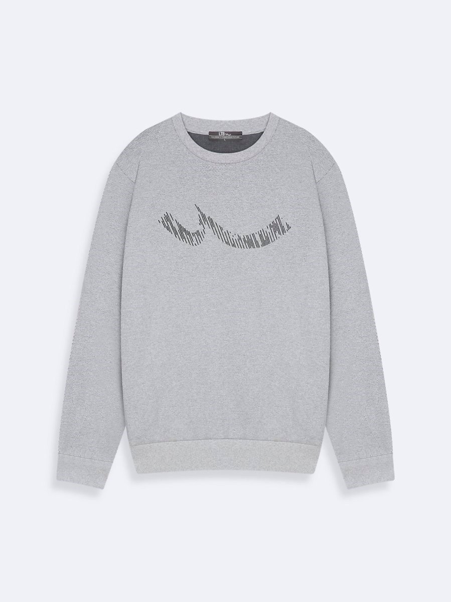 Ltb NIKEWA Sıfır Yaka Uzun Kollu Regular Fit Sweatshırt