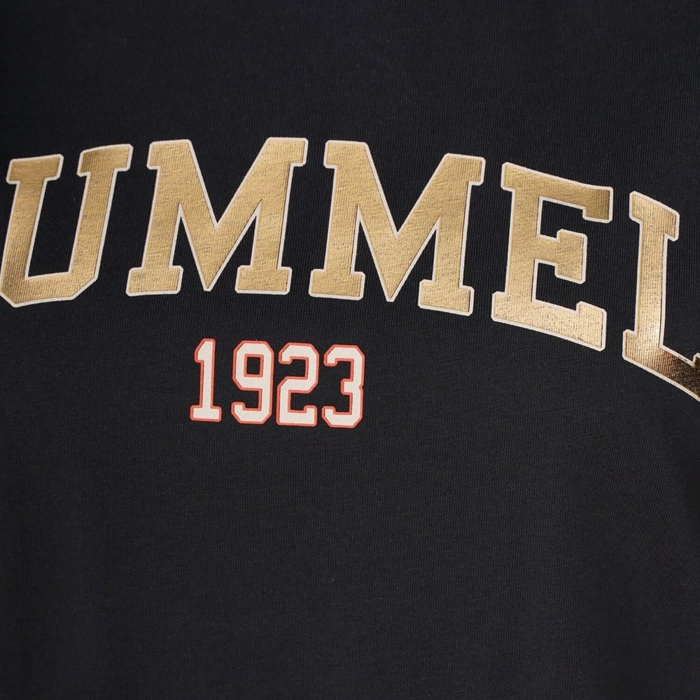 Hummel Sandalo Kadın Lacivert Yuvarlak Yaka T-shirt