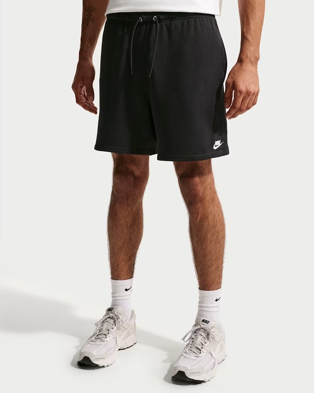 Nike Club Flow French Terry Erkek Siyah Günlük Stil Şort FN3520-010
