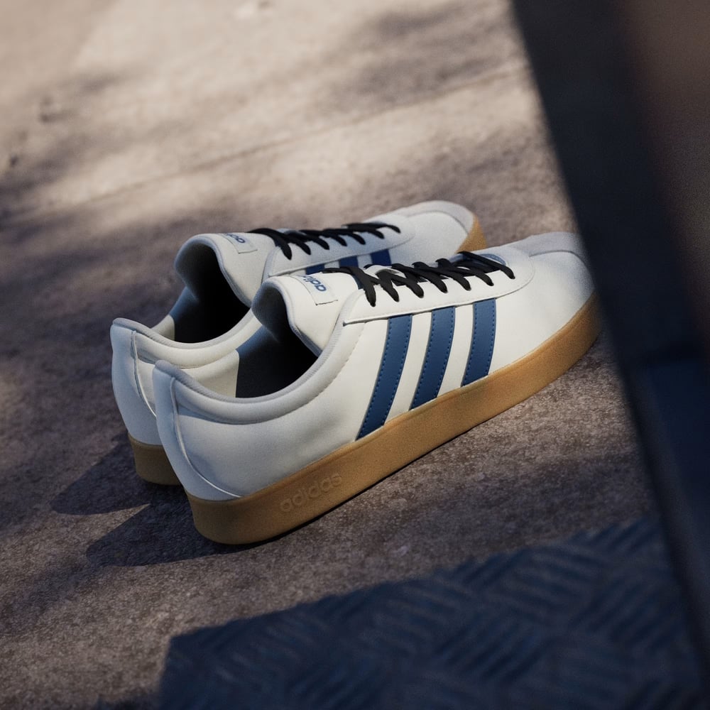 Adidas VL COURT Base IH6741 Krem Erkek Spor Ayakkabı