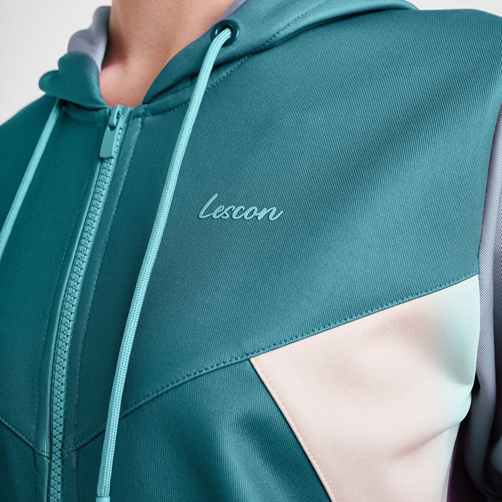 LESCON 25N-2131 Kadın Fermuarlı Kapüşonlu Sweatshirt