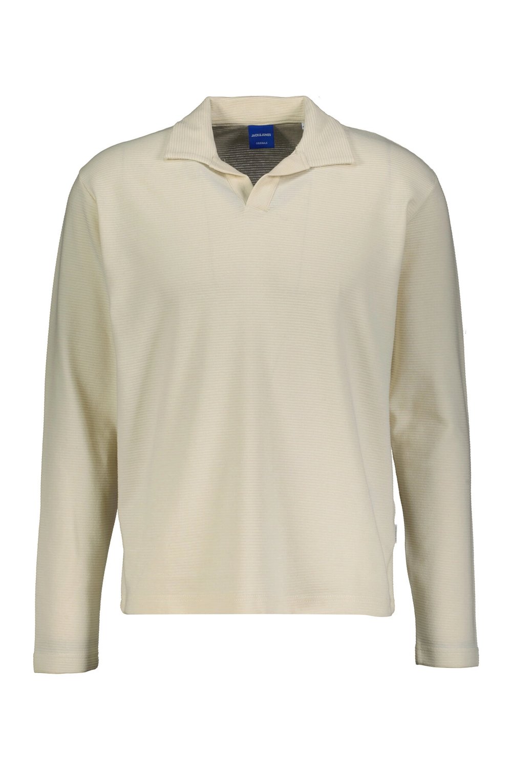 Jack&Jones JORSUMMER OTTOMAN POLO LS SS255 POLO YAKA SWEATSHIRT