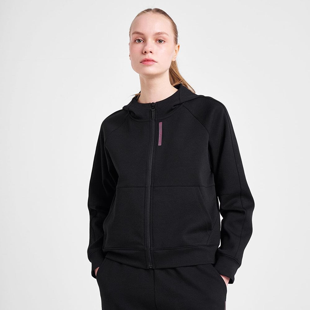 Lescon 25N-2133 Kadın Fermuarlı Kapüşonlu Sweatshirt