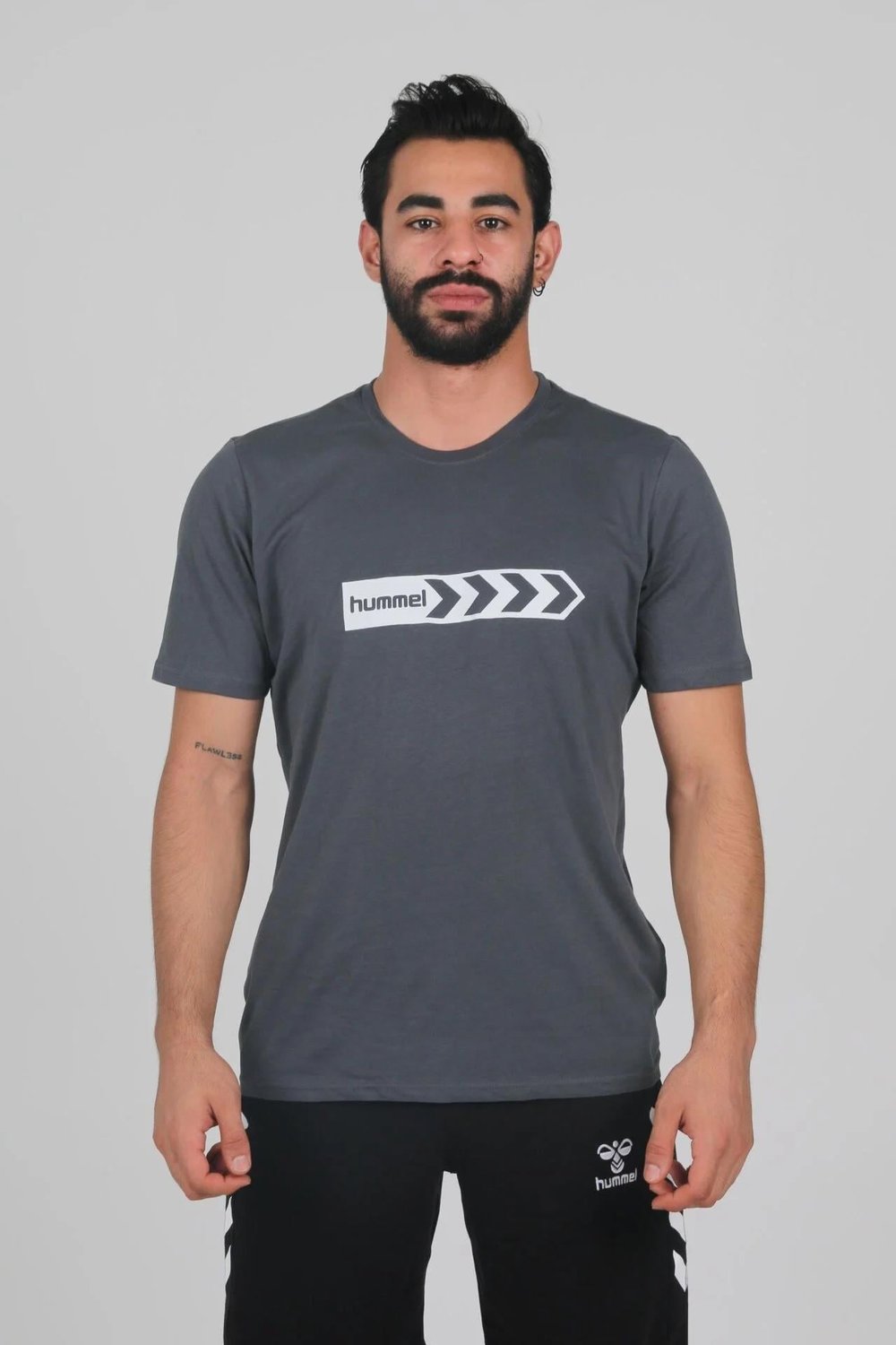HUMMEL ARMIN COTON  BASIC  LOGO T-SHIRT S/S BASKILI T-SHIRT