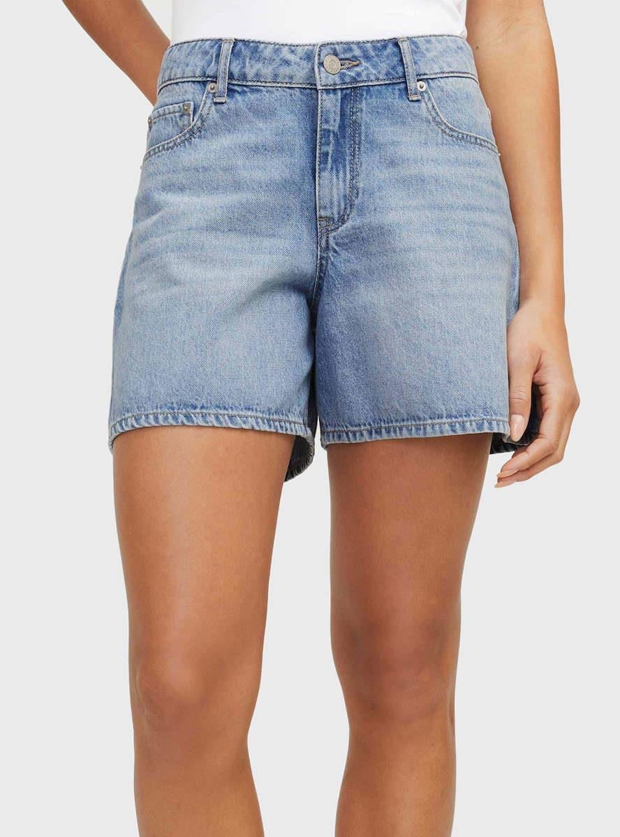 Jack&Jones JXLAURA SHORT MW DENIM SHORTS DNM SN Kadın Denım Şort
