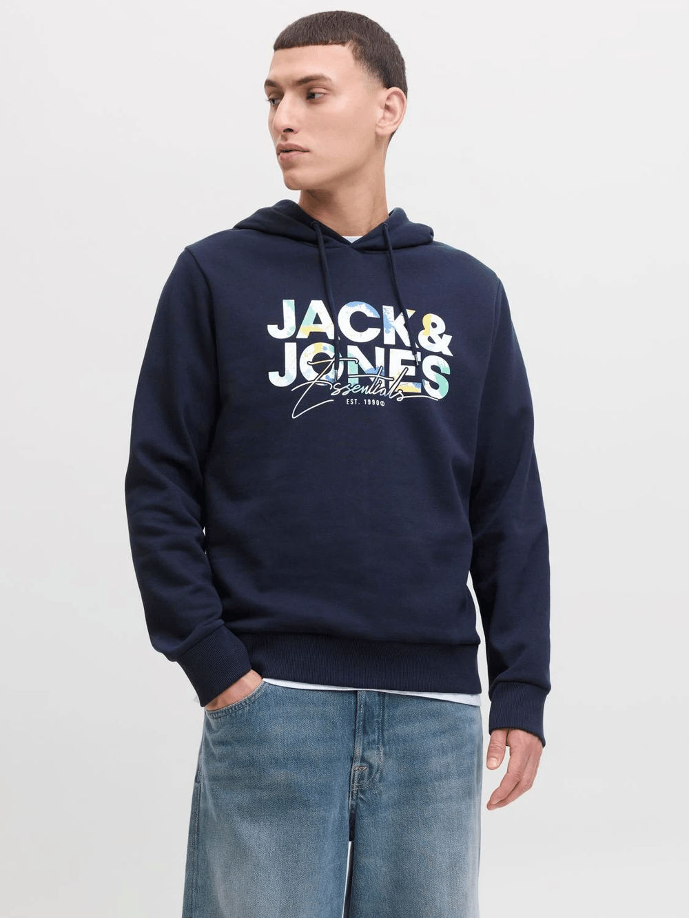 Jack&Jones JJGEPLAS SWEAT HOOD LN Sweatshırt