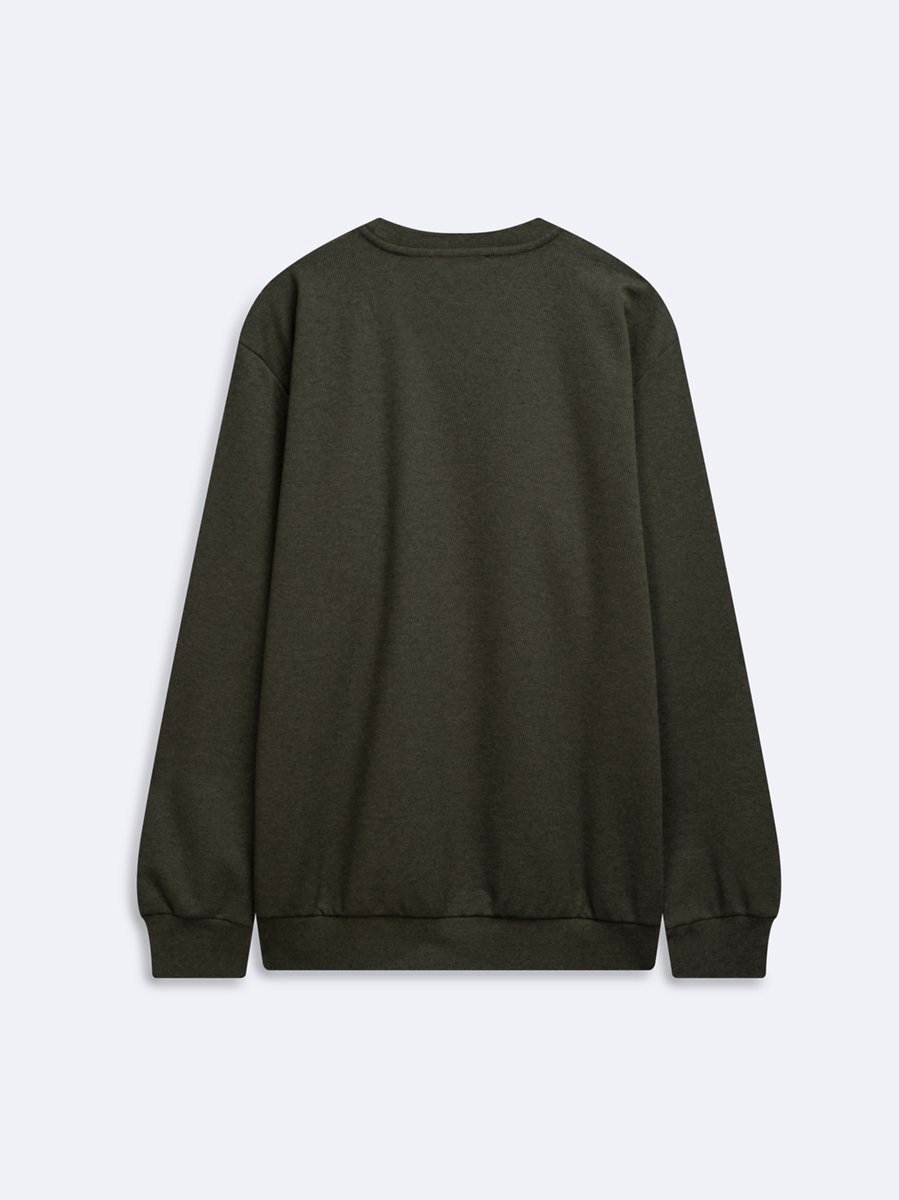 Ltb NIKEWA Sıfır Yaka Uzun Kollu Regular Fit Sweatshırt