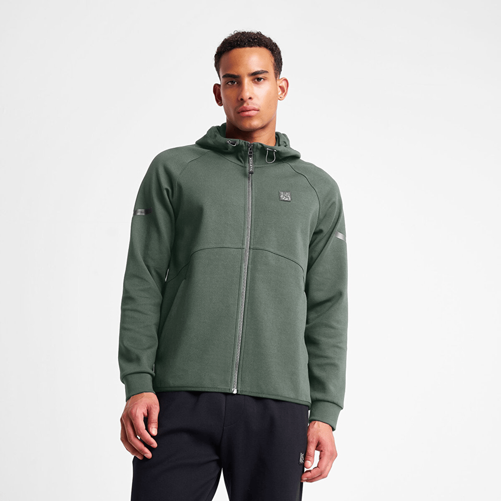 Lescon 25N-1101 Erkek Fermuarlı Kapüşonlu Sweatshirt