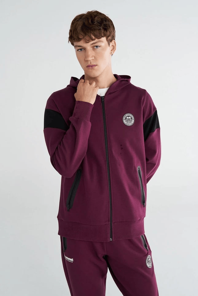 Hummel HML GLEX Zip Hoodie Erkek Tam Fermuarlı Sweat