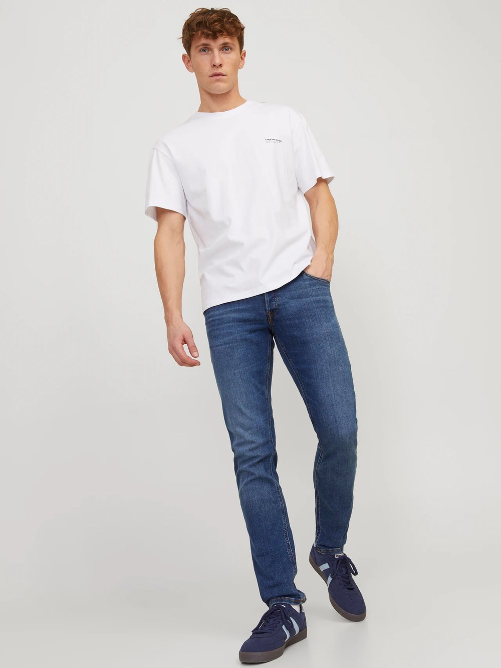 Jack & Jones Erkek Glenn 814 Slım Fıt Jean Kot Pantolon