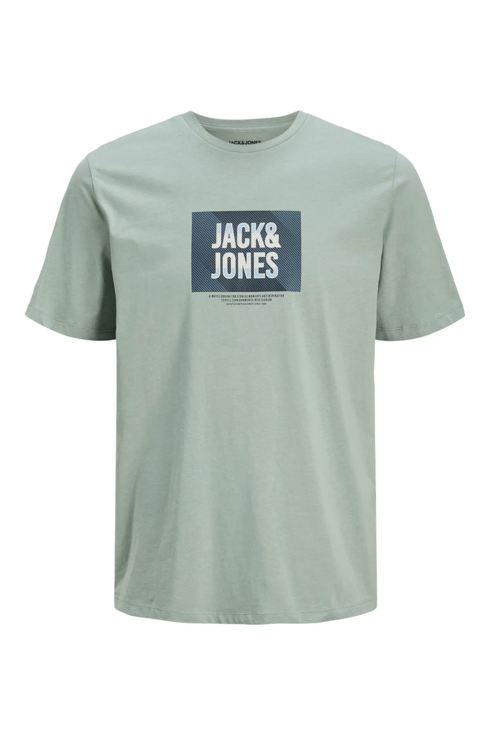 Jack & Jones Erkek Lacivert Jjhudson Tee Ss Crew Neck Ln T-shirt 12268477