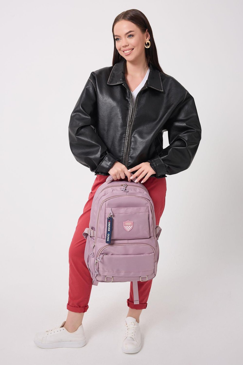 Forever Young Paraşüt Kumaş Su Geçirmez  Sırt Çantası FY-2203