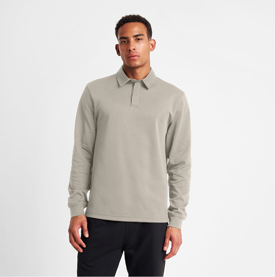 LESCON 25S-1262-25N UZUN KOL POLO YAKA TSHIRT
