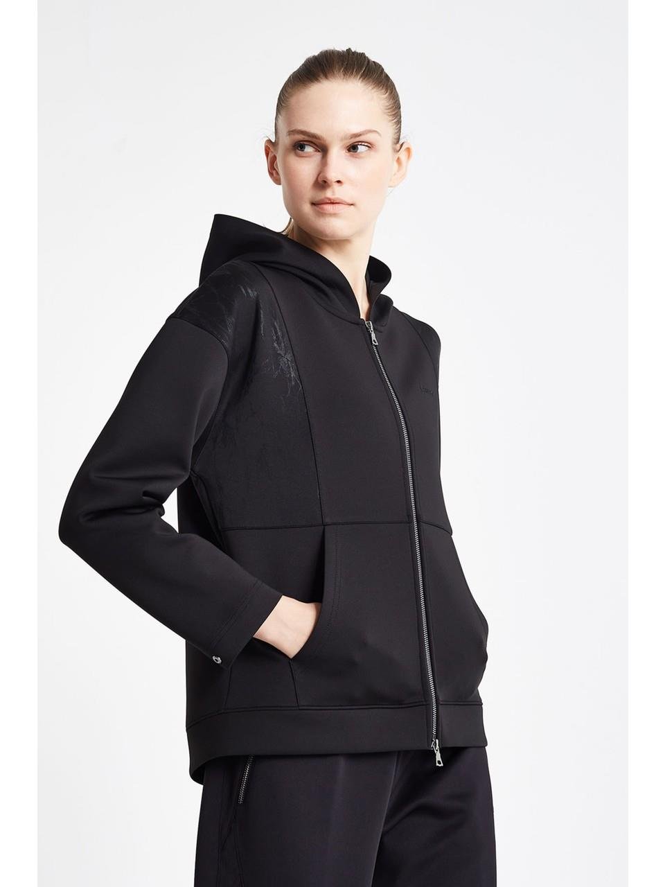 Lescon Kadın Fermuarlı Kapüşonlu Sweatshirt  24N-2126 24NTBL002126