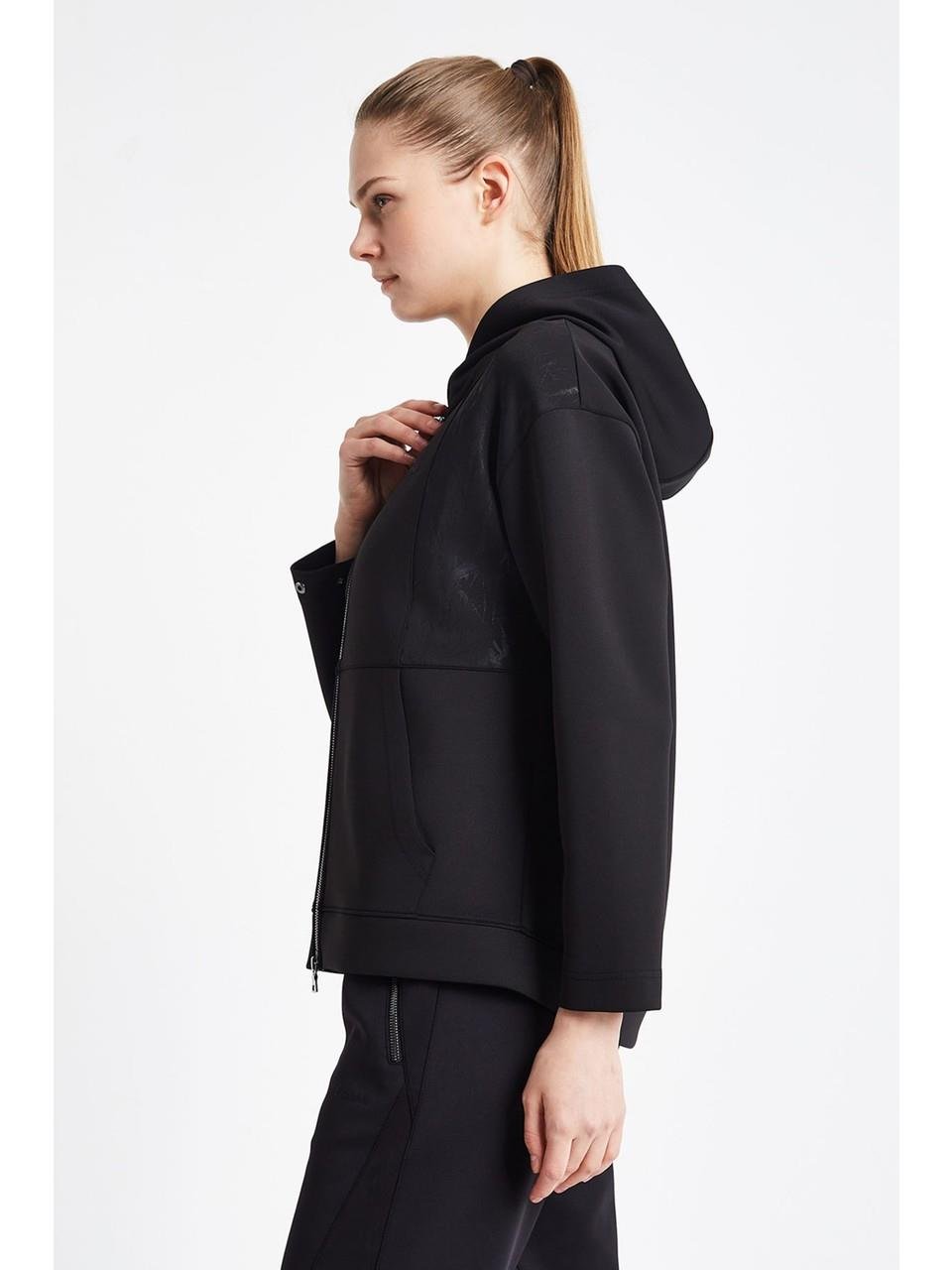 Lescon Kadın Fermuarlı Kapüşonlu Sweatshirt  24N-2126 24NTBL002126