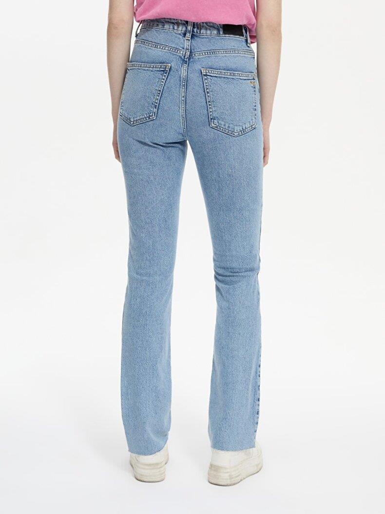 LTB Betıana X Düz Paça Yüksek Bel Jean Pantolon 009516741556055241