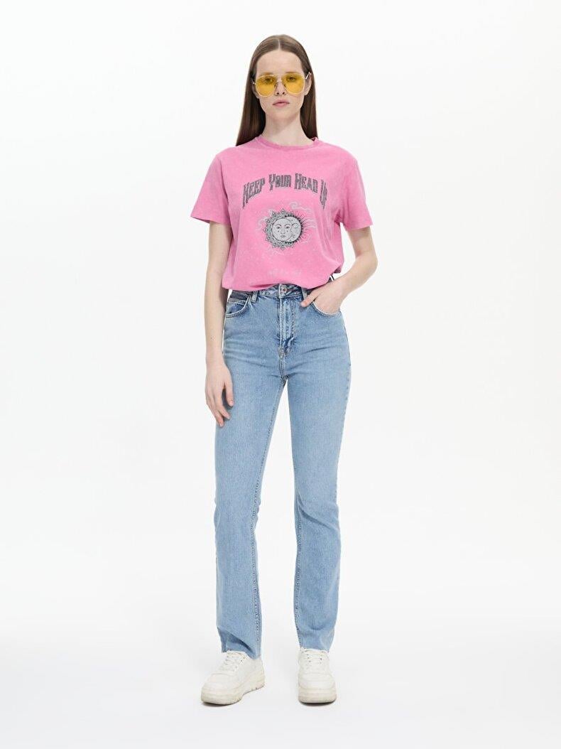 LTB Betıana X Düz Paça Yüksek Bel Jean Pantolon 009516741556055241