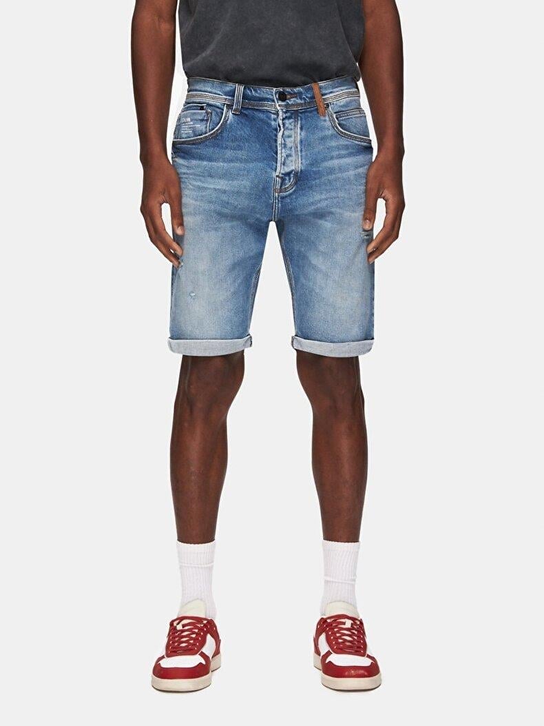 Ltb CORVIN ABELLO Wash Erkek Jean Şort 55627