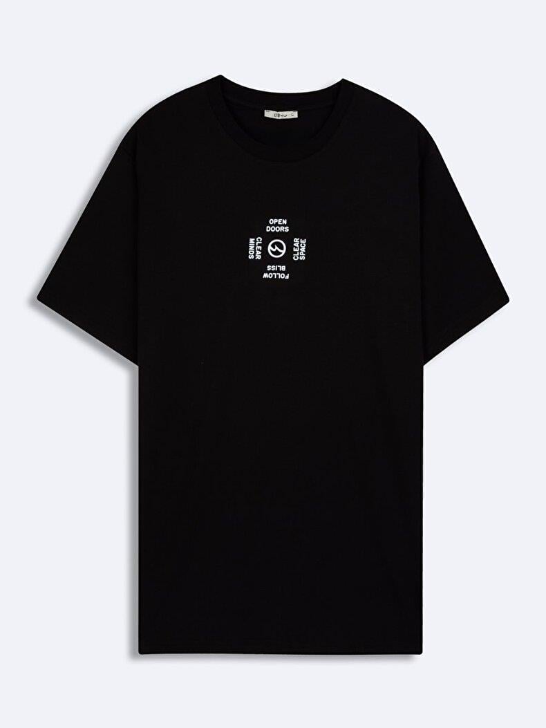 LTB FANADO  Erkek Kısa Kollu Sıfır Yaka T-shirt 1225842926089