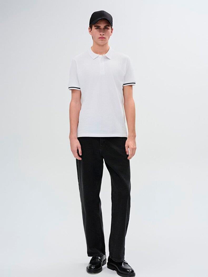 Ltb KELEBE Erkek Polo Yaka Kısa Kol T-Shirt 1225841846089