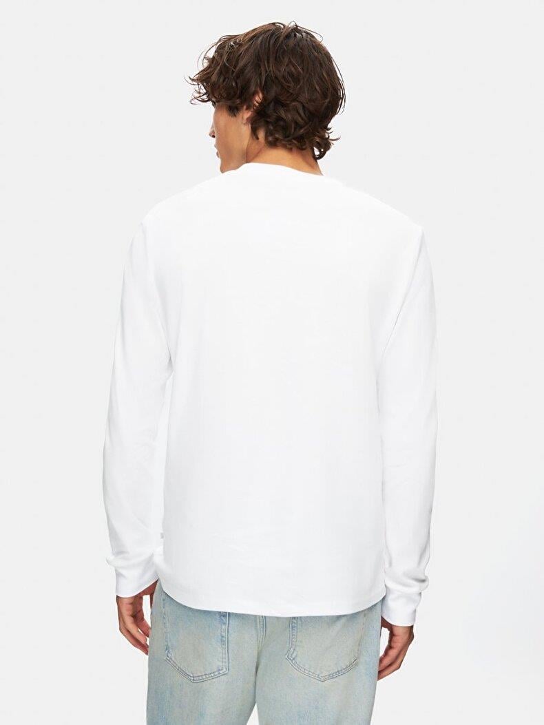 Ltb Mıhele New Sıfır Yaka Uzun Kollu Regular Fit Sweatshırt