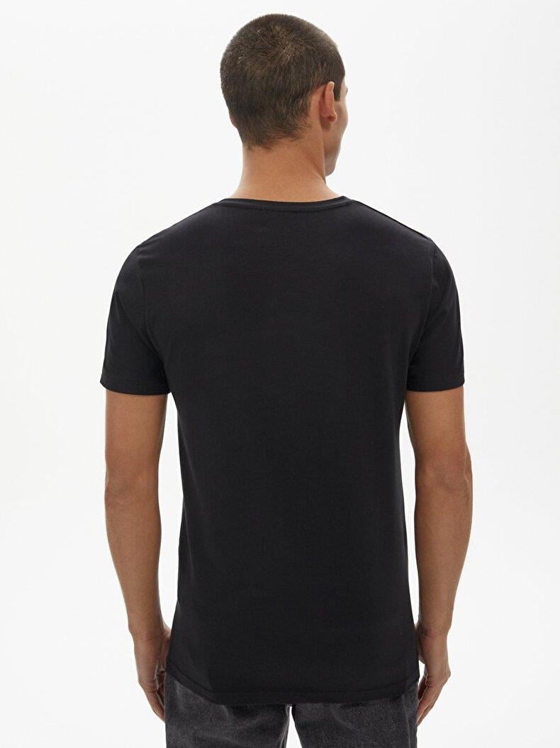 Ltb MILLENIUM Erkek Sıfır Yaka Kısa Kol T-Shirt 12258451560033