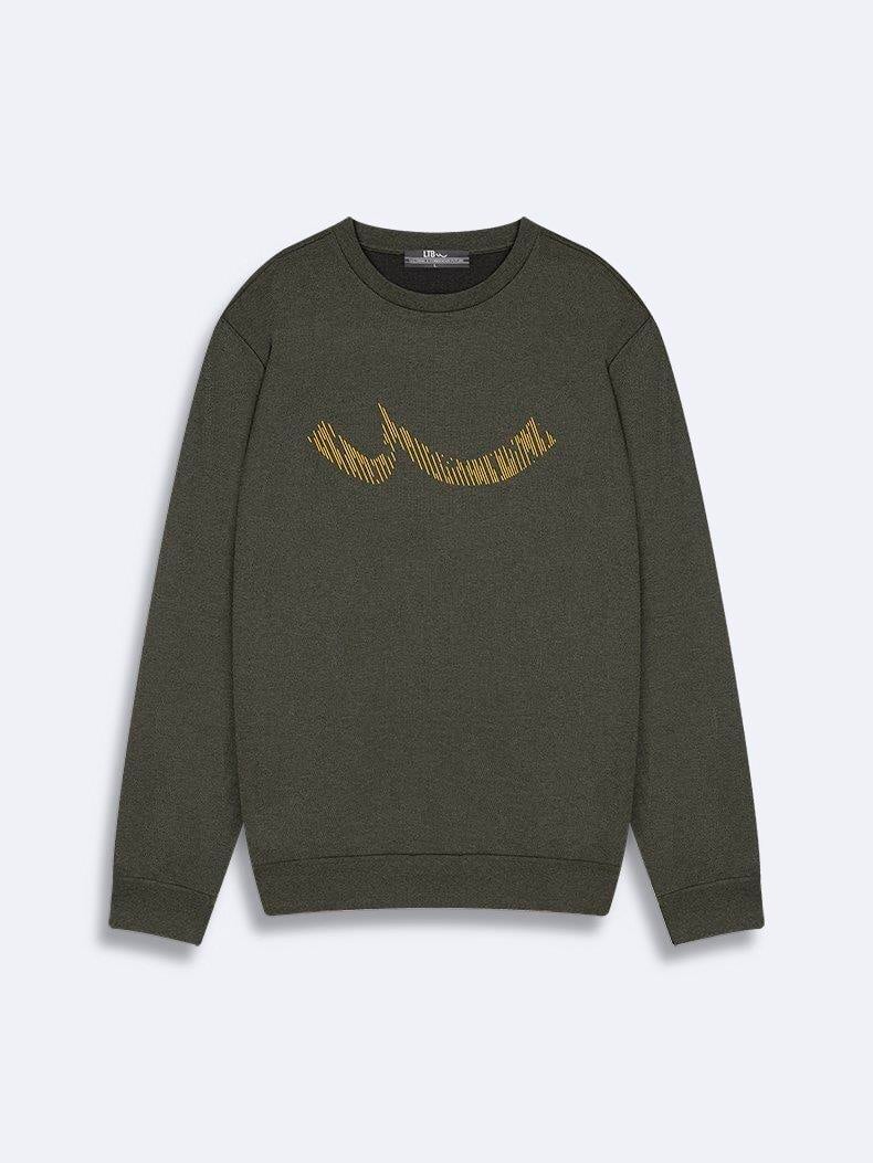 Ltb NIKEWA Sıfır Yaka Uzun Kollu Regular Fit Sweatshırt