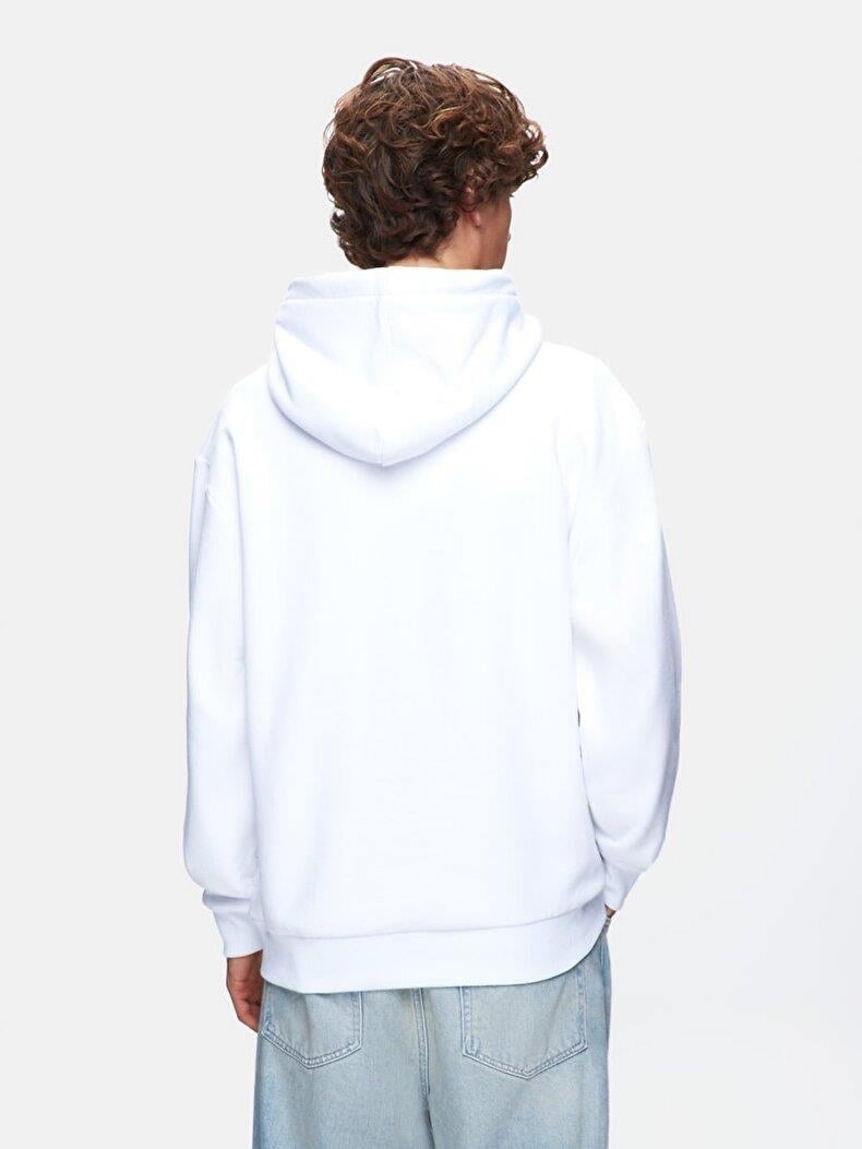 Ltb NOMATA Baskılı Kapişonlu Uzun Kollu Sweatshırt 11258651960069