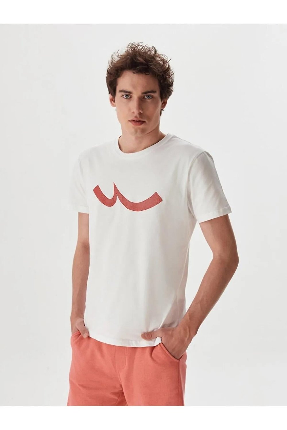 Ltb Peyoro Beyaz Erkek Sıfır Yaka Kısa Kol T-Shirt Beyaz