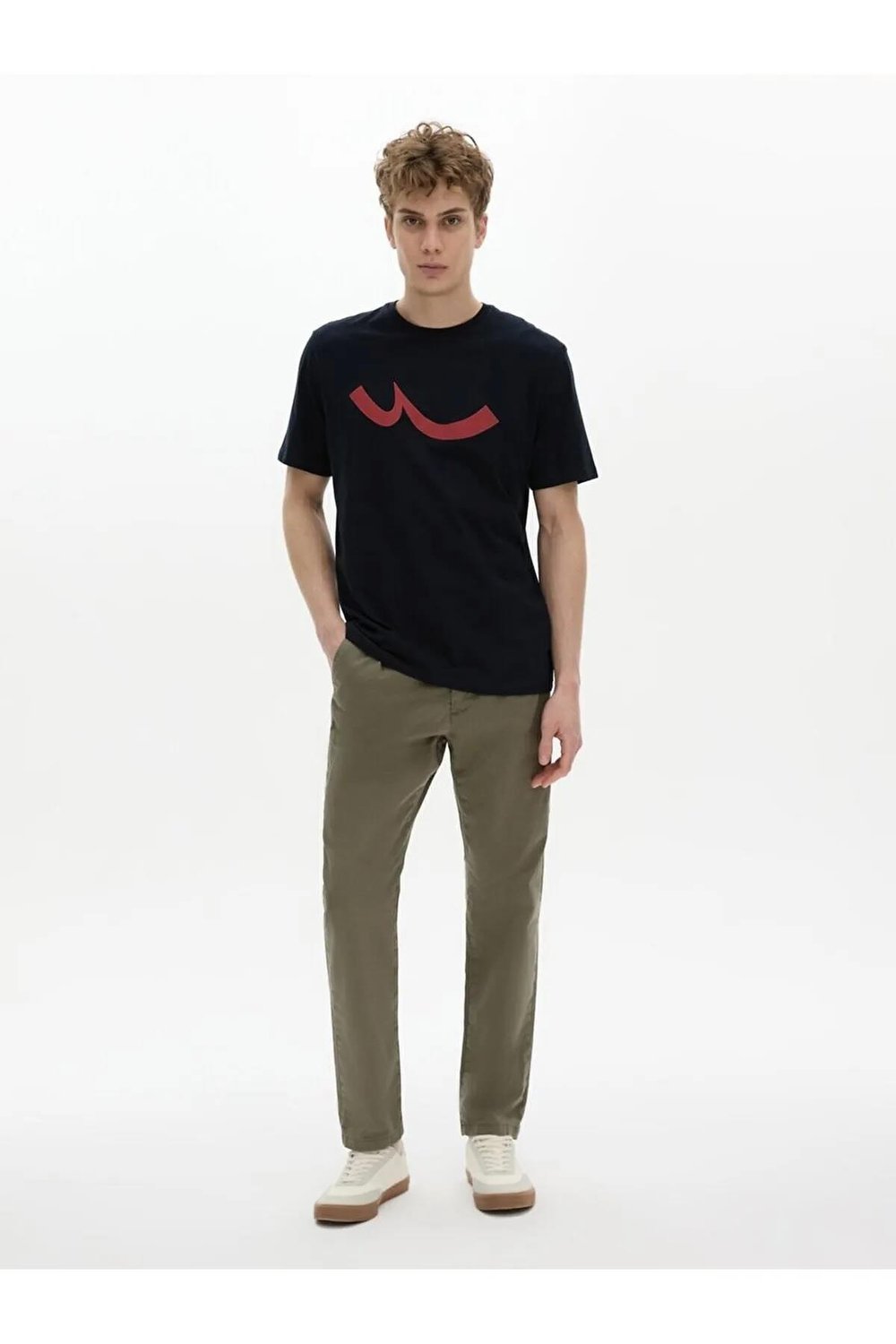 Ltb Peyoro Lacivert Erkek Sıfır Yaka Kısa Kol T-Shirt Lacivert