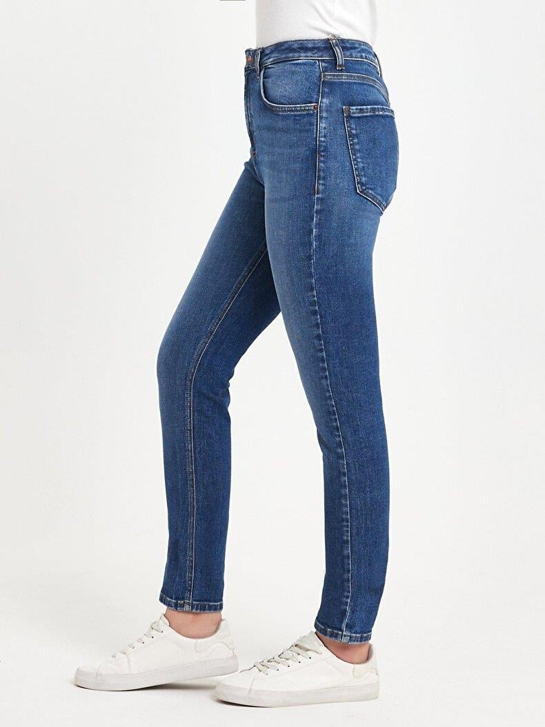 LTB Ronna x Kalaıs wash yüksek bel kadın jean kot pantolon
