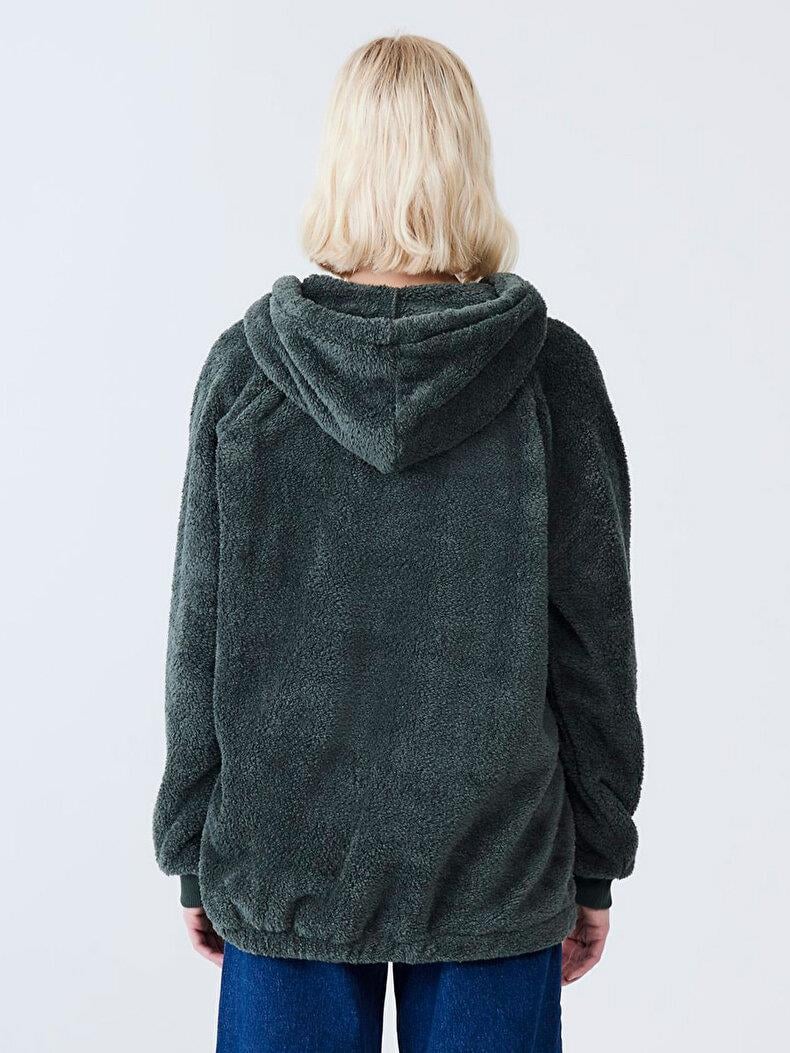 Ltb SERONO Peluş Kadın Sweatshırt