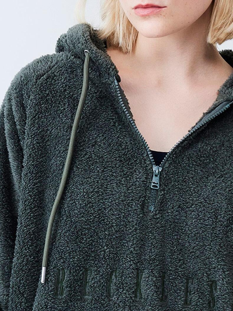 Ltb SERONO Peluş Kadın Sweatshırt