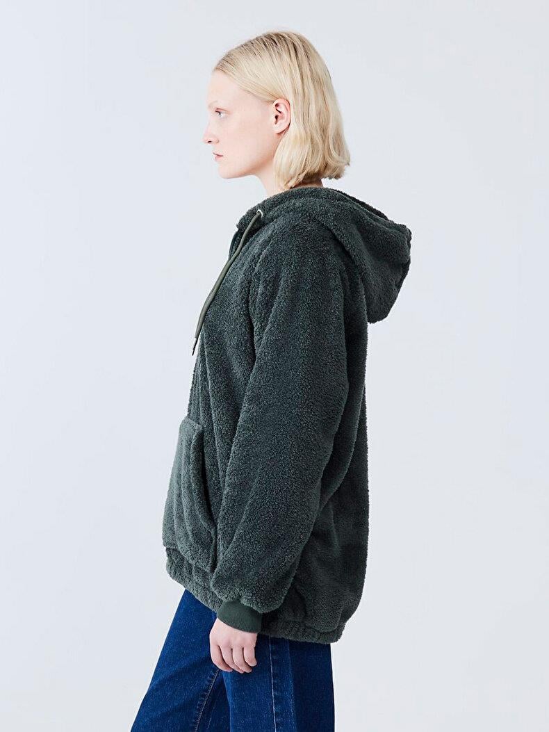 Ltb SERONO Peluş Kadın Sweatshırt