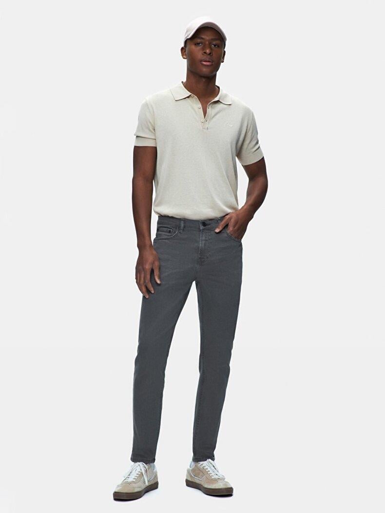 LTB SMARTY Y DUSTY OLIVE WASH SKINNY FİT ERKEK JEAN PANTOLON