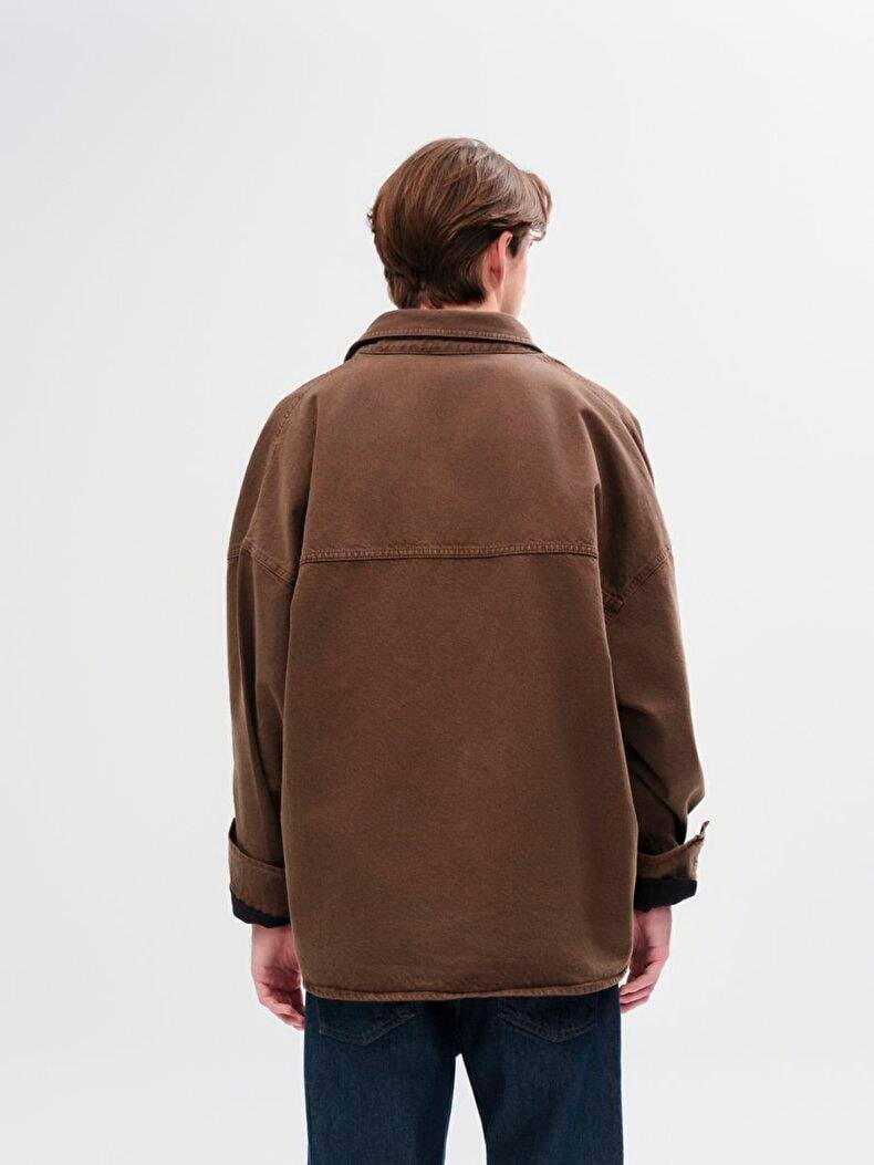 LTB WILLO SEPIA BROWN WASH ERKEK KOT GÖMLEK