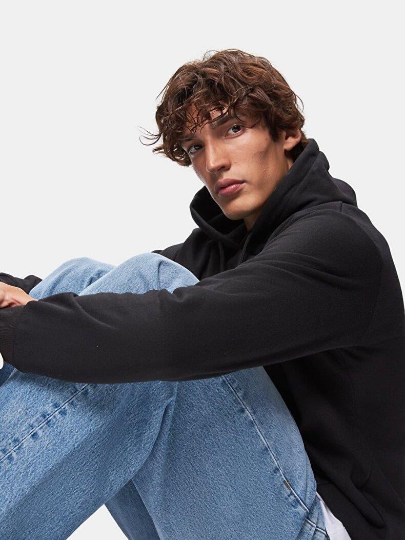 Ltb YERAZA Baskılı Kapüşonlu Sweatshırt 11258653660355