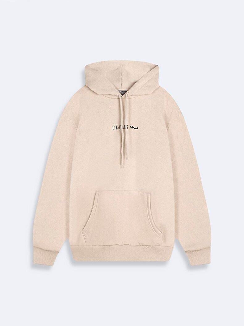 Ltb YERAZA Baskılı Kapüşonlu Sweatshırt 11258653660355