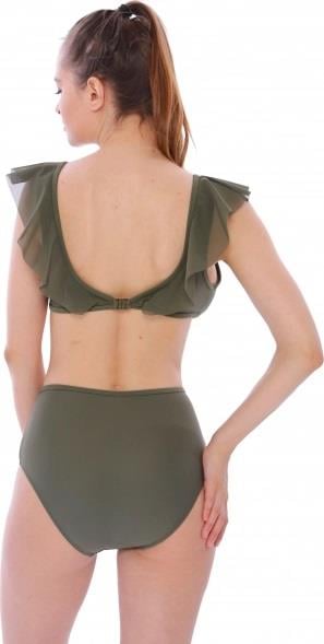 Argisa Düz Fırfırlı Yüksek Bel Yeni Bikini