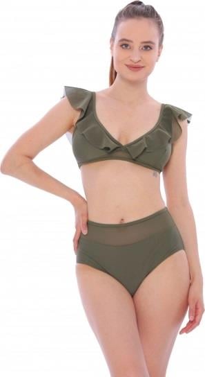 Argisa Düz Fırfırlı Yüksek Bel Yeni Bikini