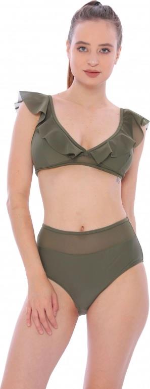 Argisa Düz Fırfırlı Yüksek Bel Yeni Bikini