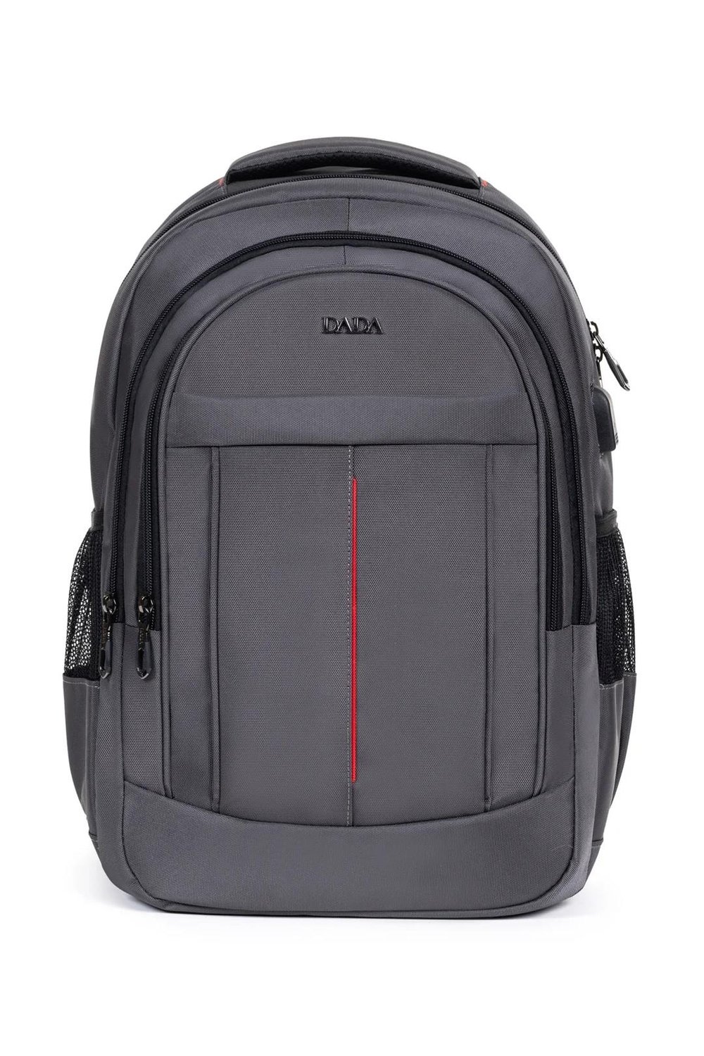 Dada USB Type-C Girişli Sırt Çantası 15,6 inç Organizer İç Bölme Darbe Emici Koruma Su Geçirmez Oxfo