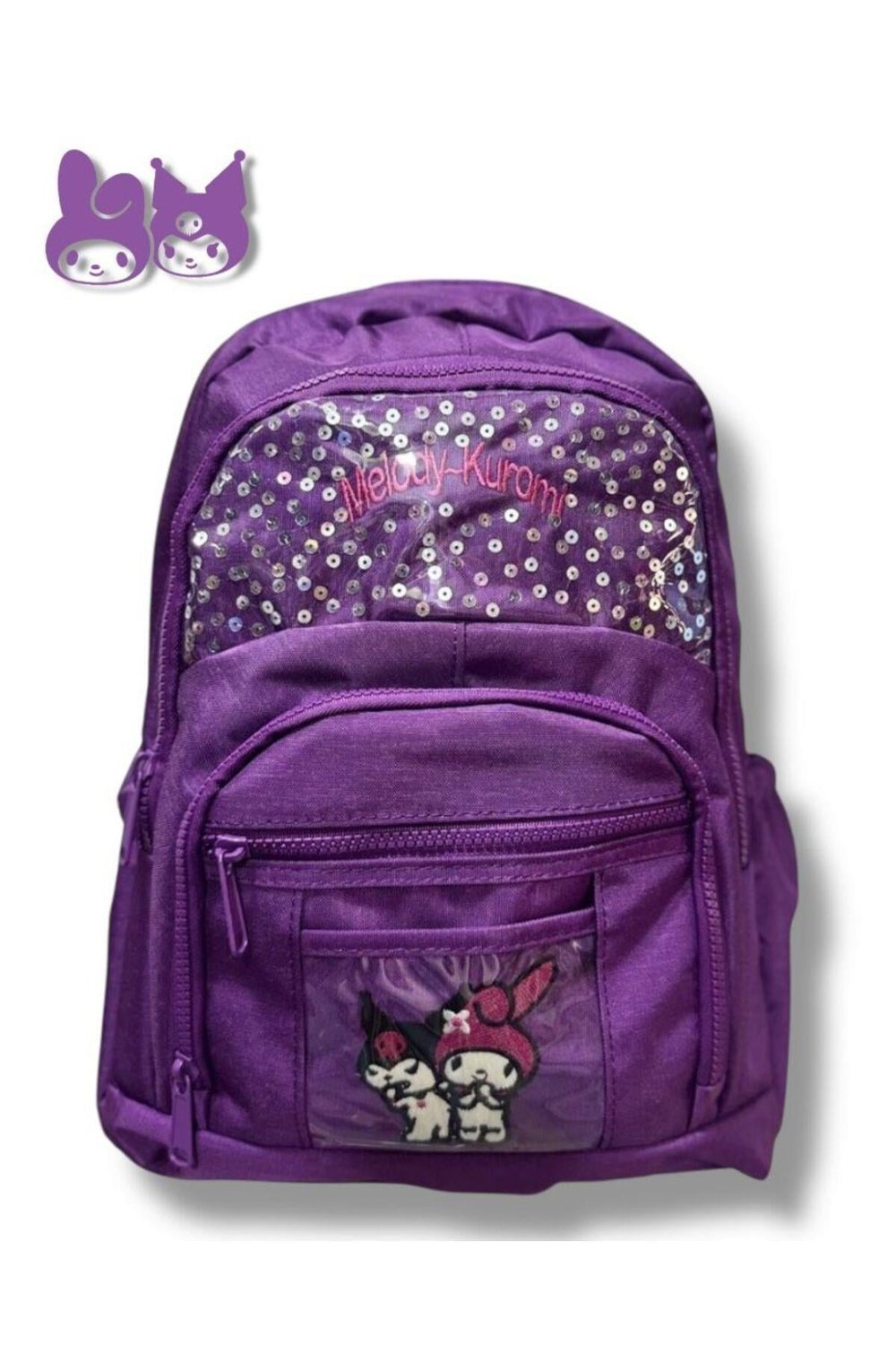 Probag Melody Kuromi 3lü Okul Çanta Sırt Çantası Beslenme Çantası Kalemlik Peluş Oyuncak Hediyeli
