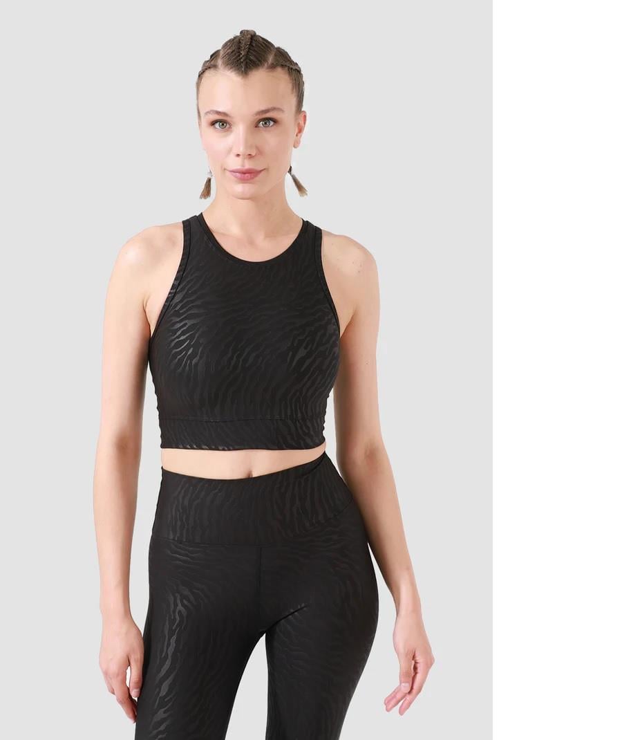 Superstacy Kadın Leopar Desenli Spor Bra SS3737