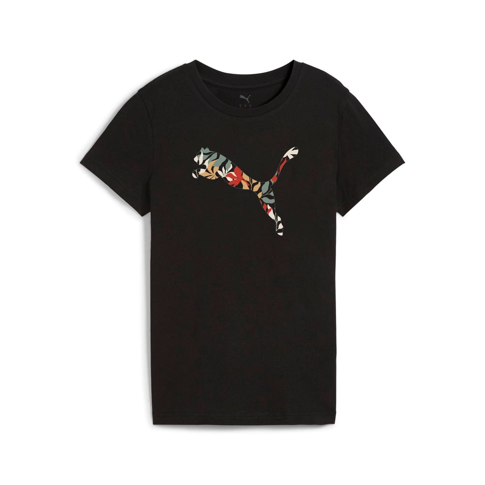 Puma GRAPHICS Floral Siyah Tişört Kadın 68508101