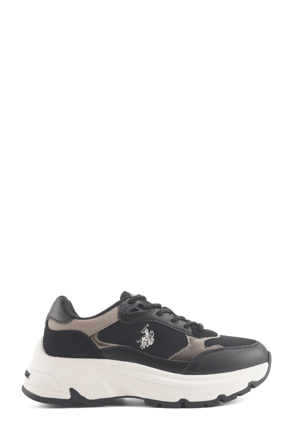 U.S. Polo Assn.VIAVAI 4PR Kadın Siyah Spor Ayakkabı 101885396